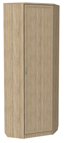 Шкаф распашной 402 угловой со штангой, цвет Дуб Сонома в Новом Уренгое - предосмотр