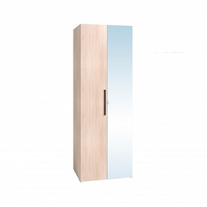 Шкаф двухдверный Bauhaus 8+ Фасад стандарт+зеркало, Дуб Сонома в Надыме - предосмотр