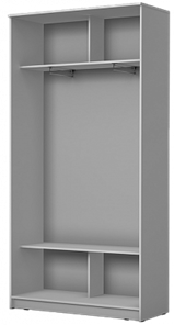 Шкаф 2-х дверный Хит-23-4-12/2-77-22, 2300х1200х420 фотопечать "Бетон" Ясень шимо светлый в Салехарде - предосмотр 1