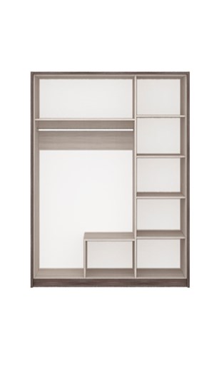 Распашной шкаф Николь 3-х дверный в Салехарде - изображение 1
