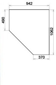 Шкаф 403 несимметричный, цвет Венге в Губкинском - изображение 2