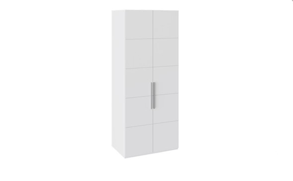 Шкаф Наоми с 2-мя дверями, цвет Белый глянец СМ-208.07.03 в Салехарде - изображение