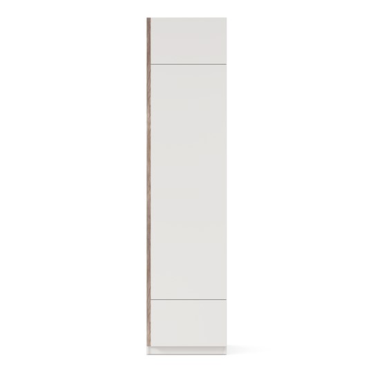 Шкаф 1-створчатый Лайт ЛД 412.080.000, Белый в Салехарде - изображение 6