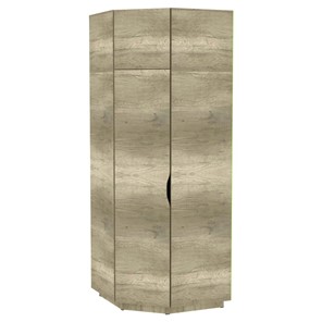 Распашной шкаф Аврора (H33) 2322х854х854, Дуб Каньон Монумент в Салехарде - предосмотр