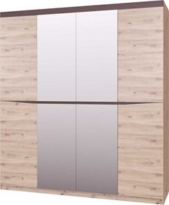 Шкаф четырехдверный Тиана ШР-4 (С зеркалом) в Салехарде
