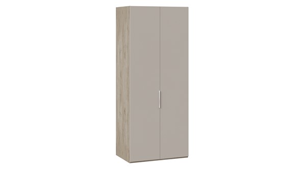 Шкаф для одежды Эмбер СМ-348.07.003 (Баттл Рок/Серый глянец) в Салехарде - изображение