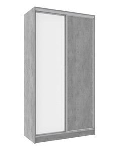 Шкаф 1200 Домашний Зеркало/ЛДСП, Atelier светлый в Салехарде