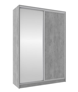 Шкаф 1600 Домашний Зеркало/ЛДСП, Atelier светлый в Салехарде