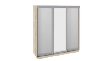 Шкаф 3-х дверный Румер, цвет Дуб Сонома, Белый снег СШК 1.210.70-13.11.13 в Салехарде