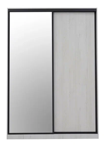 Шкаф-купе с зеркалом Ивару Винтер-6.16, винтерберг/темно-серый в Салехарде