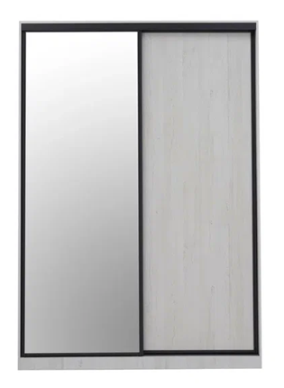 Шкаф-купе с зеркалом Винтер-6.16, винтерберг/темно-серый в Салехарде - изображение