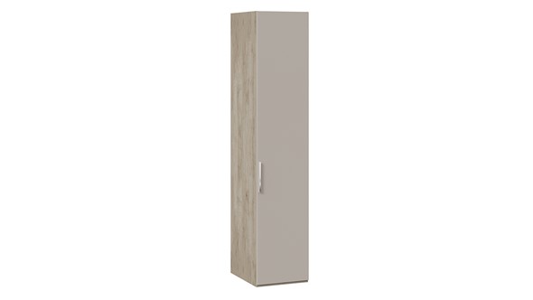 Шкаф одностворчатый Эмбер СМ-348.07.001 (Баттл Рок/Серый глянец) в Салехарде - изображение