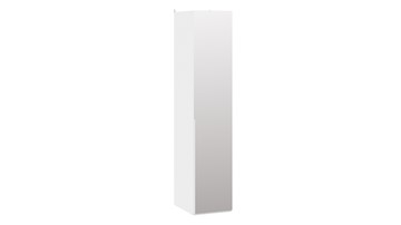 Шкаф с 1 зеркальной дверью Порто (580) СМ-393.07.002 (Белый жемчуг/Белый жемчуг) в Салехарде