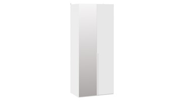 Распашной шкаф Порто (580) СМ-393.07.005 (Белый жемчуг/Белый софт) в Салехарде