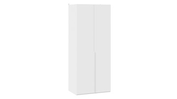 Распашной шкаф Порто (580) СМ-393.07.003 (Белый жемчуг/Белый софт) в Лабытнанги
