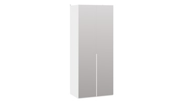 Шкаф с 2 зеркальными дверями Порто (580) СМ-393.07.004 (Белый жемчуг/Белый жемчуг) в Лабытнанги