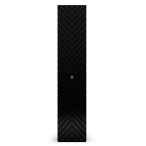 Шкаф с глухим фасадом Марсель 450 (черный) в Муравленко - предосмотр 1