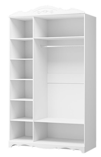 Шкаф трехдверный Лотос ШР-3 (Белый) 1 зеркало в Лабытнанги - изображение 1