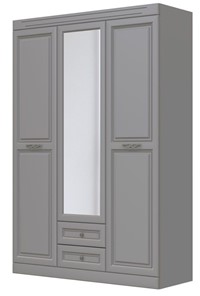 Шкаф трехдверный в спальню Олимп ШР-3 (антрацит) 1 зеркало в Муравленко