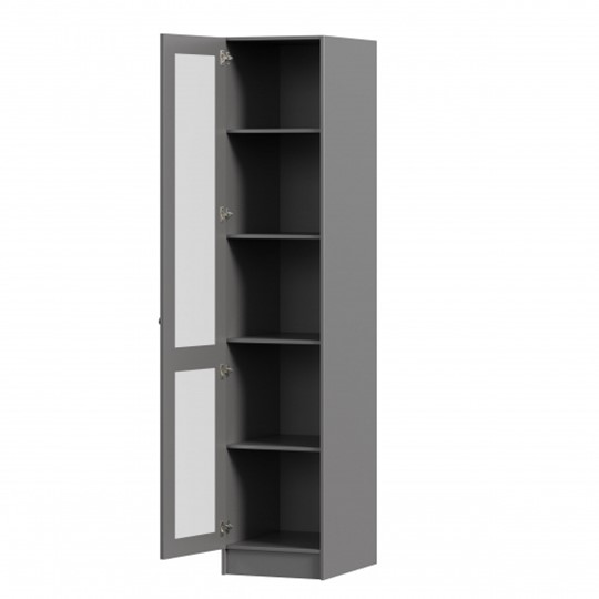 Шкаф одностворчатый  Амели (Оникс Серый) ЛД 642.850 в Салехарде - изображение 1