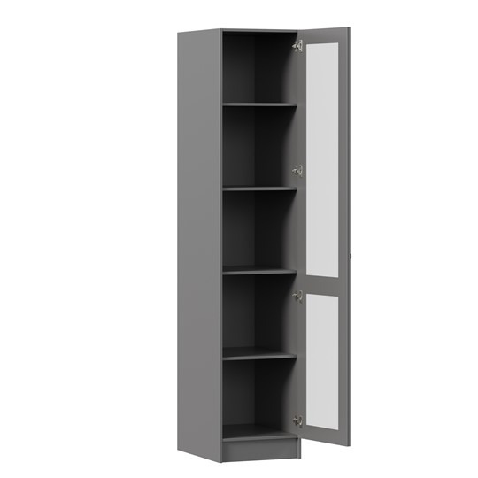 Шкаф одностворчатый  Амели (Оникс Серый) ЛД 642.860 в Салехарде - изображение 1