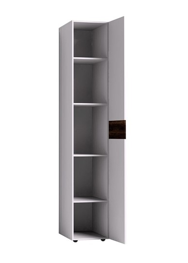 Шкаф Норвуд 55, Белый-Орех шоколадный в Салехарде - изображение 1