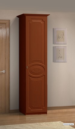 Шкаф-пенал Ивушка-5, цвет Итальянский орех в Салехарде - изображение