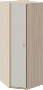 Шкаф угловой Глэдис М21 (Шимо светлый/Белый текстурный) в Новом Уренгое