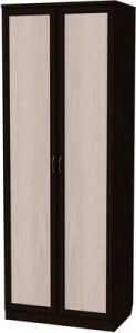 Шкаф двухстворчатый 101 со штангой,цвет Венге в Салехарде - изображение