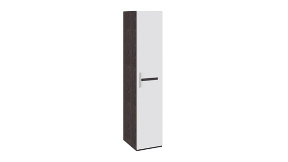 Шкаф для белья Фьюжн  ТД-260.07.01 (Белый глянец, Венге Линум) в Салехарде - изображение