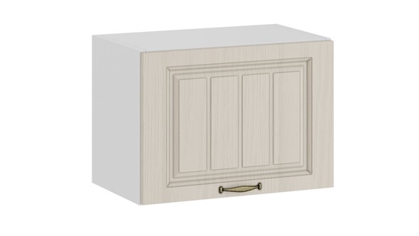 Настенный шкаф Лина 1В5Г (Белый/Крем) в Салехарде - изображение