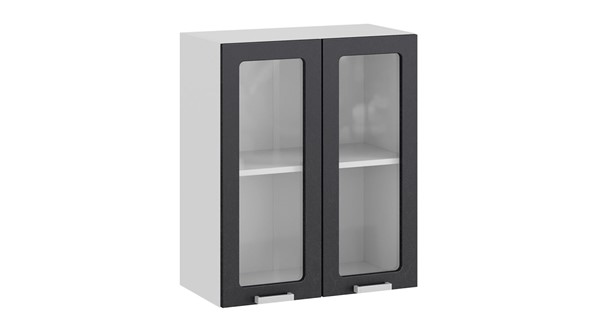 Навесной кухонный шкаф Гранита 1В6С (Белый/Бетон графит) в Надыме - изображение
