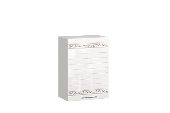 Шкаф кухонный Анастасия 500 008.081.000 белый глянец в Салехарде - изображение