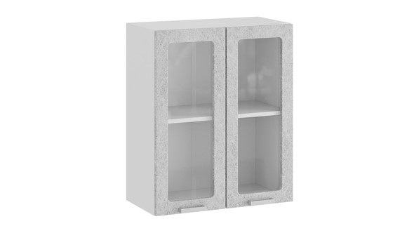 Кухонный шкаф Гранита 1В6С (Белый/Бетон снежный) в Надыме - изображение