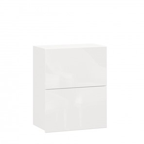 Кухонный горизонтальный шкаф 600 Шервуд, ЛД 281.970.000.173, белый/белый глянец в Надыме