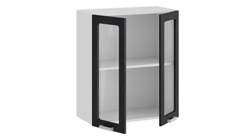 Навесной кухонный шкаф Гранита 1В6С (Белый/Бетон графит) в Тарко-Сале - предосмотр 1