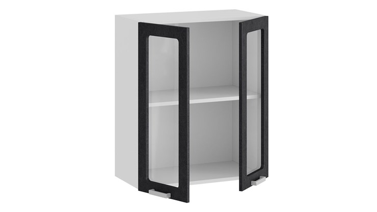 Навесной кухонный шкаф Гранита 1В6С (Белый/Бетон графит) в Надыме - изображение 1
