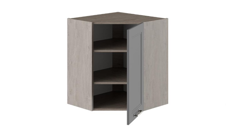 Шкаф на кухню Одри угловой ВУ45_72-(40)_1ДР (Серый) в Салехарде - изображение 1