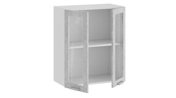 Кухонный шкаф Гранита 1В6С (Белый/Бетон снежный) в Тарко-Сале - предосмотр 1