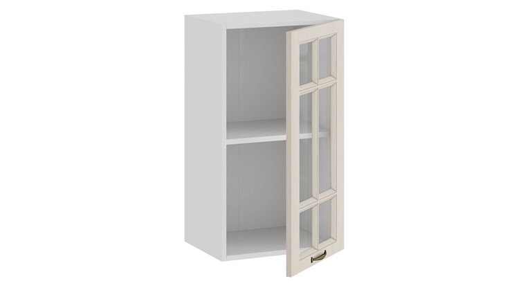 Шкаф на кухню Лина 1В4С (Белый/Крем) в Салехарде - изображение 1