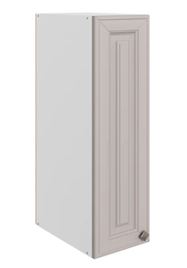Навесной кухонный шкаф Мишель L200 H720 (1 дв. гл.) эмаль (белый/кофейный) в Салехарде
