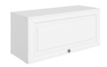 Кухонный шкаф Мишель L800 Н360 (1 дв. гл.) эмаль (белый/белый) в Салехарде - предосмотр