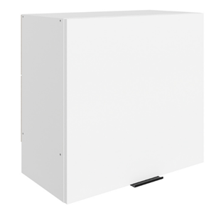 Шкаф навесной под вытяжку Стоун L600 Н566 (1 дв. гл.) (белый/джелато софттач) в Лабытнанги