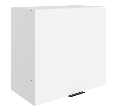 Шкаф навесной под вытяжку Стоун L600 Н566 (1 дв. гл.) (белый/джелато софттач) в Салехарде - изображение