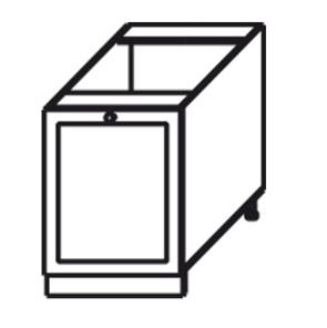 Тумба кухонная Верона для посудомоечной машины 820*600*525мм, глянец/софт в Надыме
