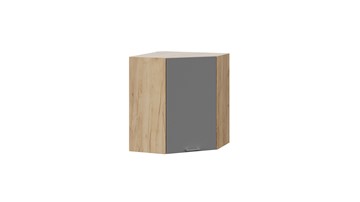 Кухонный навесной шкаф Габриэлла 1В6У (Дуб Крафт золотой/Титан) в Надыме