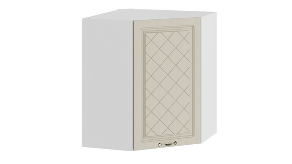 Кухонный шкаф угловой Бьянка 1В6У (Белый/Дуб ваниль) в Салехарде - изображение