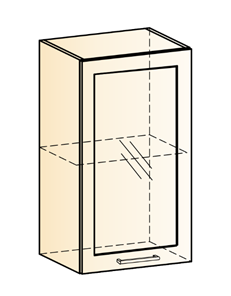Шкаф кухонный Яна L400 Н720 (1 дв. рам.) в Тарко-Сале