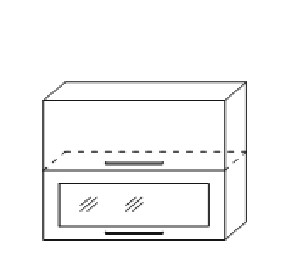 Шкаф кухонный Мыло, настенный с 2 откидными дверями 718*600*320, Ш2О 600 в Надыме - предосмотр