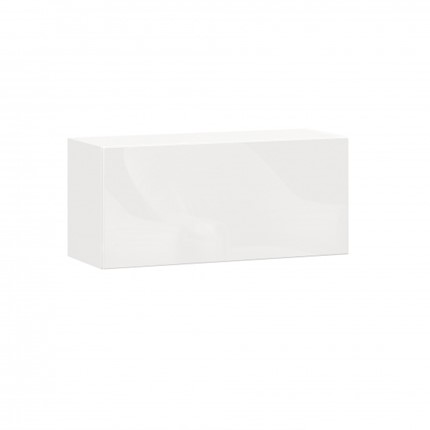 Кухонный шкаф 800 горизонтальный, Шервуд, ЛД 281.750.000.172, белый/белый глянец в Салехарде - изображение